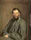 Portrait of the Writer Leo Tolstoy by Ivan Nikolaevich Kramskoy